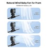 Portable Stroller Fan with 10000 mAh, 270° Rotation Fan Small
