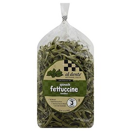Al Dente Spinach Fettuccine, 12-Ounce Bag (Pack of 2)