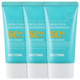 Pretty Skin 프리티스킨 더 퓨어 제주 선크림 60ml 3개 (감귤비타씨/시카365/시카워터푸르프) Prettyskin The Pure Jeju Sunscreen 60ml 3-Pack (Citrus Vita C/Cica 365/Cica Water Proof) [3 Citrus Vita C]