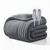 ATKTTOP Heated Blanket Queen Size – Dual Control Fast &