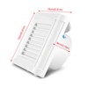 15W Wall Mounted Exhaust Fan Low Noise Home Bathroom Kitchen