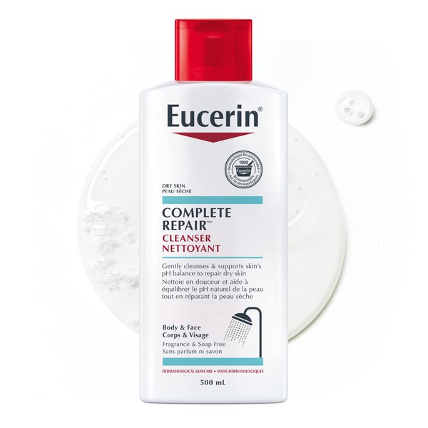 Eucerin COMPLETE REPAIR Cleanser Body & Face, 500ml