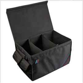 OYADM Large Auto Trunk Organizer Collapsible Portable Multi Compartments Storage Container Black …