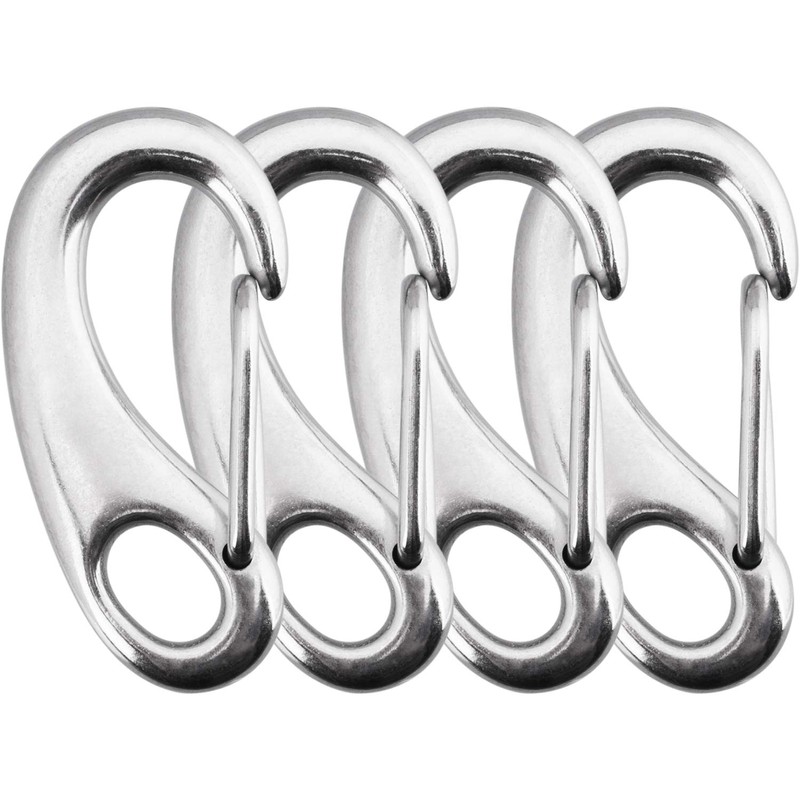 4 Pack Stainless Snap Hook, 220 lbs Snap Hook Clip,