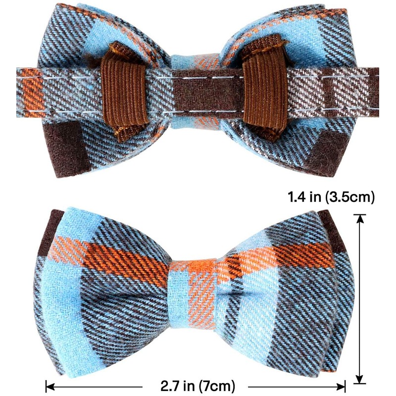 Cat Collar with Bell and Bow Tie, Quick Release Safety