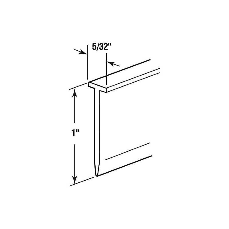 Prime-Line M 6211 Shower Door Bottom Sweep, 36 In. x