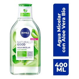 Agua Micelar Nivea Naturally Good Con Aloe Vera Bio - 400ml
