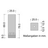 Gedotec Design Wall Door Buffer Stainless Steel Door Stopper Strong