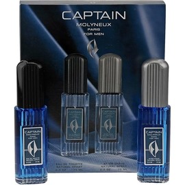 Captain By Molyneux For Men. Gift Set (eau De Toilette Spray 2.5 Oz+ Aftershave Spray 2.5 Oz)