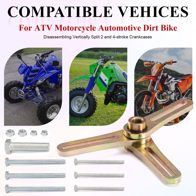 Crankcase Splitter & Separator Tool for ATV Motorcycle Automotive Dirt