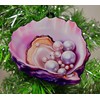 Pearl Ornament - Pearl Seashell Christmas Ornament