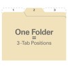 Find It All Tab File Folders Letter Size Third Cut,