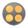 senya Crepe Time SYCK-CV026-SP1 Cast Aluminium 4 Mini Pancake Plate,