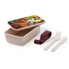 Fabulous Lunch Box Lunch Box with Cutlery, Various Vegetables and