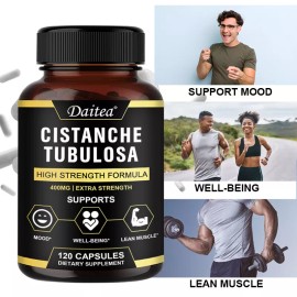 Cistanche Deserticola Capsules - Daily Health Supplement - Mood, Muscle Support