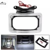 Unbranded Curved Laydown License Plate Mount Frame LED Light For