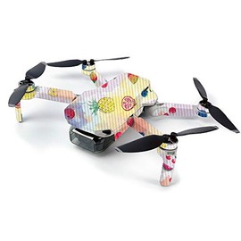 MightySkins Carbon Fiber Skin for DJI Mavic Mini Portable Drone Quadcopter Carbon Fiber Skin - Fruit Water | Protective, Durable Textured Carbon Fiber Finish | Easy to Apply, Remove | Made in The USA