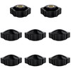 8 PCS Handle Wing Nuts,Clamping Star Knobs,Thumb Screws Nuts (M10*38mm)