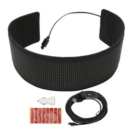 LED Matrix Panel Bluetooth APP Control USB 5V Bright Programmable LED Sign Display for Car Windows Shop Bar Entrance