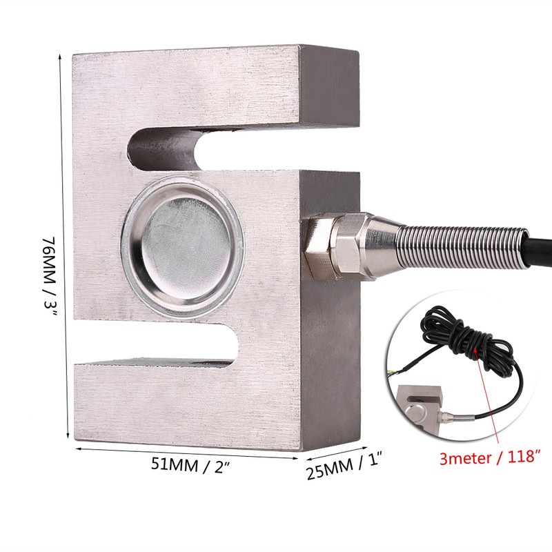 S Type Beam Load Cell Scale Sensor Weighting Sensor 500kg