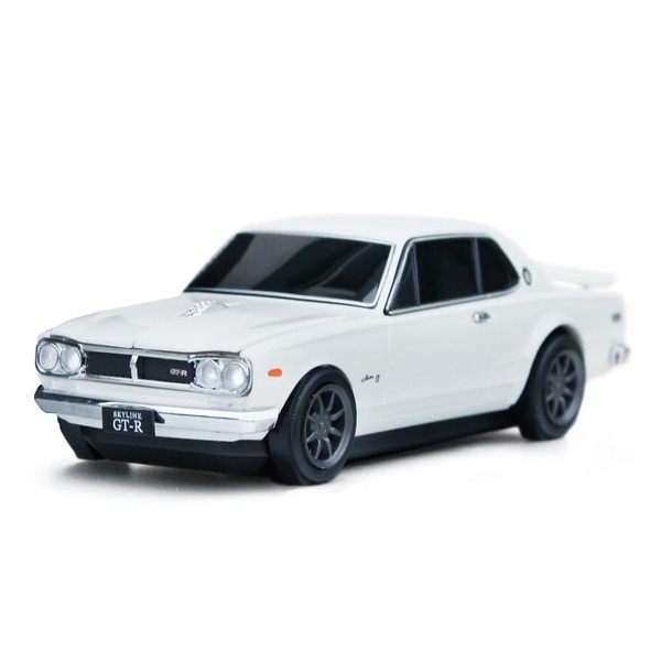 Nissan Skyline 2000 GT-R Wireless Mouse, White (also known as