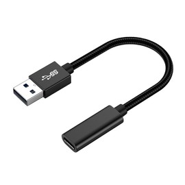 USB C Transfer USB A 3.0 Adapter USB Type C Transfer USB 3.0 Converter Adapter USB Audio Converter Line Type C (Female) Transfer USB A Male Audio Converter Line OTG Type C Earphone Extension Line 15cm