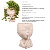Face Flower Pot Head Planter Pot Cute Resin Succulent Planter