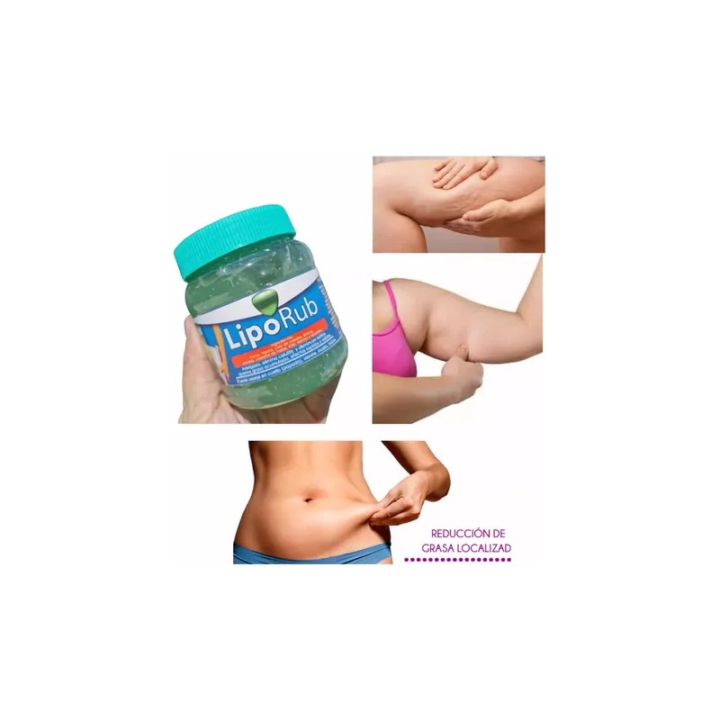 3 Unidades De Gel Reductor Lipo Rub, Quema Grasa