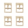 4 Pieces Small Roller Buckle Belt Buckles Closing Buckles Belt