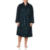 Nautica Men's Long Sleeve Cozy Soft Plush Shawl Collar Robe,