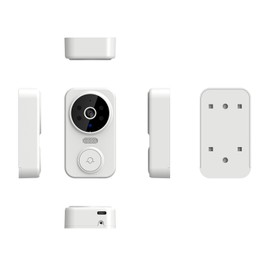 Smart Video Doorbell Wireless HD Camera PIR Motion Detection IR Alarm Security Door Bell Wi-Fi Intercom for Home Apartment