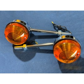 Triumph Lucas  Style Turn Signal Front Long Stem Replacement Set  Triumph Norton BSA