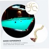 GRIRIW 6pcs Billiards Net Bracket Durable Pool Table Pocket Fixing