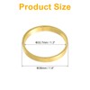 sourcing map 12 Pcs Circle Napkin Rings, Metal Napkin Buckles