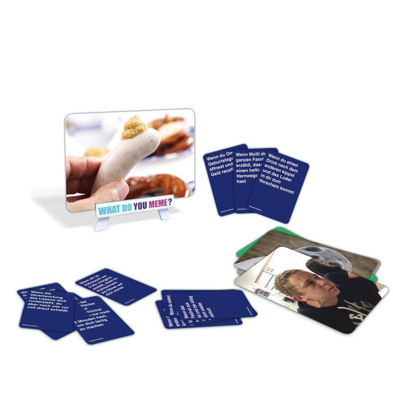 HUCH! What Do You Fresh Memes #1 Party Game, German