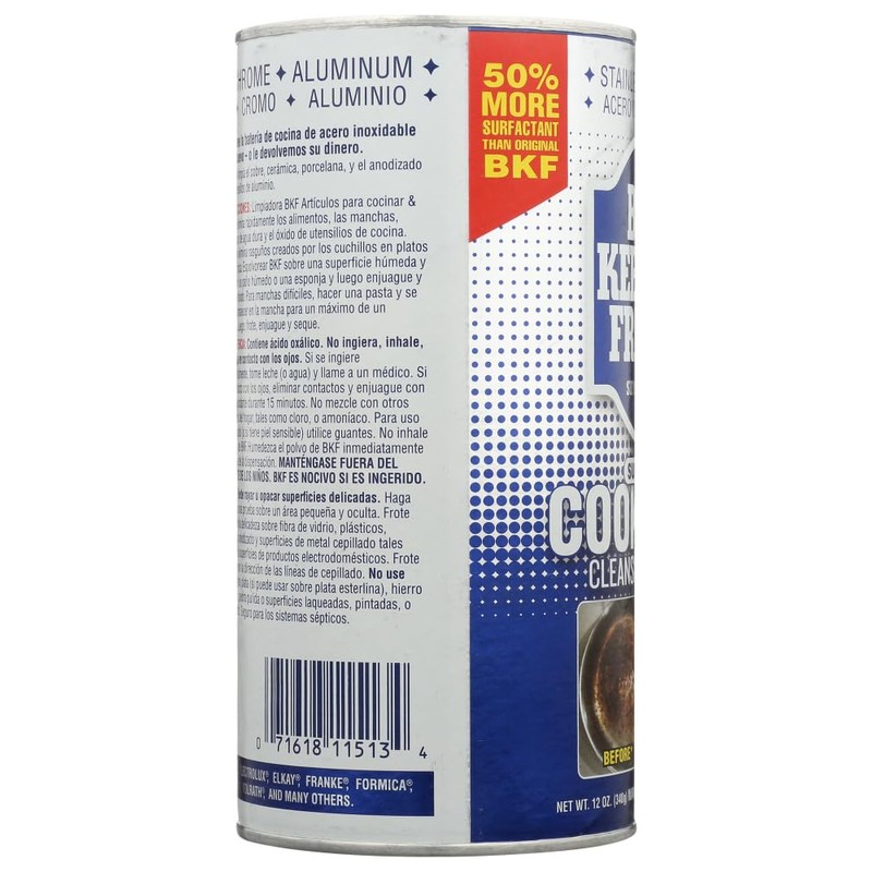 Bar Keepers Friend Cookware Cleanser and Polish Powder - 12oz