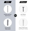 KES Towel Hooks 4 Pack Wall Mounted Coat Robe Hook