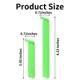 20 Pcs Food Bag Clips, 7.5/11cm Reusable Sealing Clips for Foods Storage Bag,Multicoloured Plastic Freezer Bag Clips,Kitchen Clip Set for Sealing Snack Bags and Keeping Food Fresh Longer