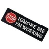 Service Dog Ignore Me I'm Working Warning Vests/Harnesses Patch Embroidered