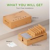Pezin & Hulin Bamboo Charging Station, Electronic Devices Organizer for