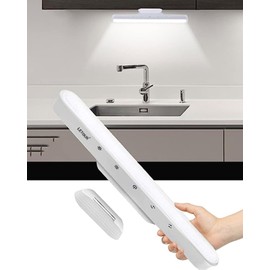 Under Counter Lights for Kitchen,1000LM 2000mAh Under Cabinet Lighting Touch Control Magnetic Closet Light Adjustable Color Temperature/Brightness Rechargeable Light for Kitchen,Shelf,Cabinet