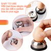 ZBKJYILF Egg Slicer, Egg Pieker, Stainless Steel, Egg Opener for