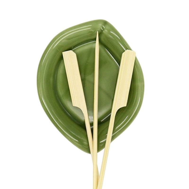 Bamboo Wooden Catering Paddle Skewers Disposable Finger Food Cocktail BBQ