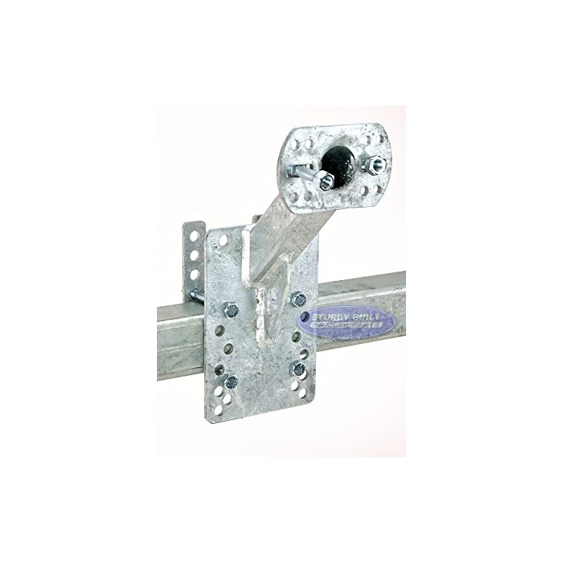 Sturdy Built Trailer Spare Tire Carrier Fits 4, 5, and