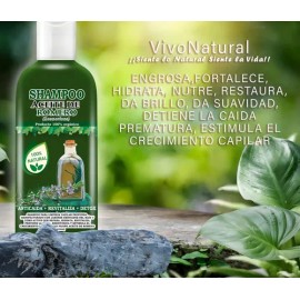 3 Shampoos Aceite De Romero 500ml Cu  Aceite Bergamota                                                                                                