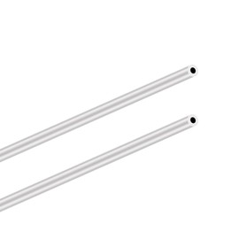 LAVMHAB 6063 Aluminum Tube 8mm OD x 2.0mm Wall Thickness 300mm Length, Aluminum Round Tubing Seamless Straight Pipes (2pcs)