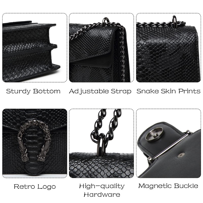 Travistar Crossbody Bag Women's Handbag Small Shoulder Bag Leather with