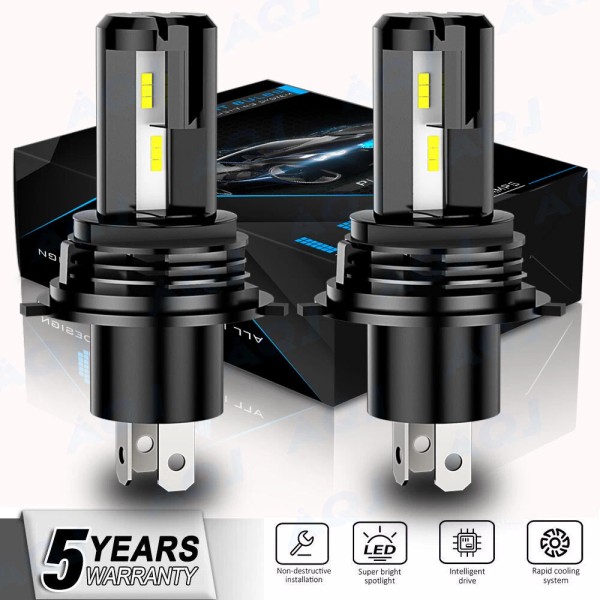 AQJ For Toyota Tacoma 1997-2004 9003 H4 LED Headlight High