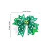 Baluue Cute Shamrock Hair Clips for Patrick's Day Multi-layer Bow