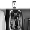 Car Interior Decoration Accessories Center Shift Carbon Fiber Trim Sticker